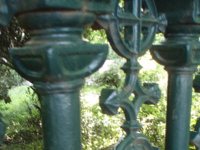 Railing details - Beckfords tower and graveyard