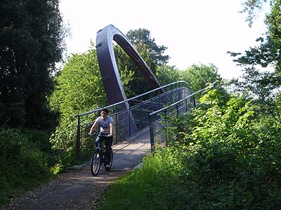 New footbridge over A4