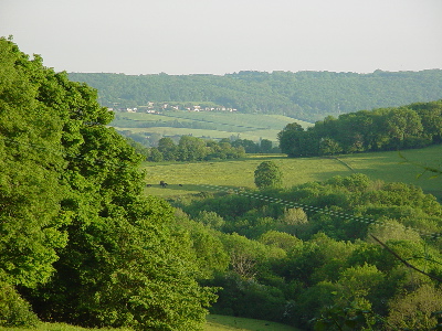 The upper valley of the Avon, towards Box