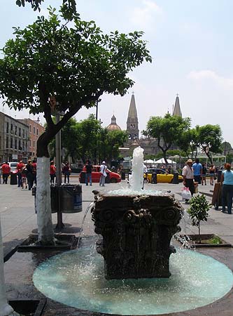 Fountain and Cathedral