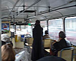 In a bus in Ljubljana