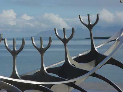 Sculpture at Reykjavik